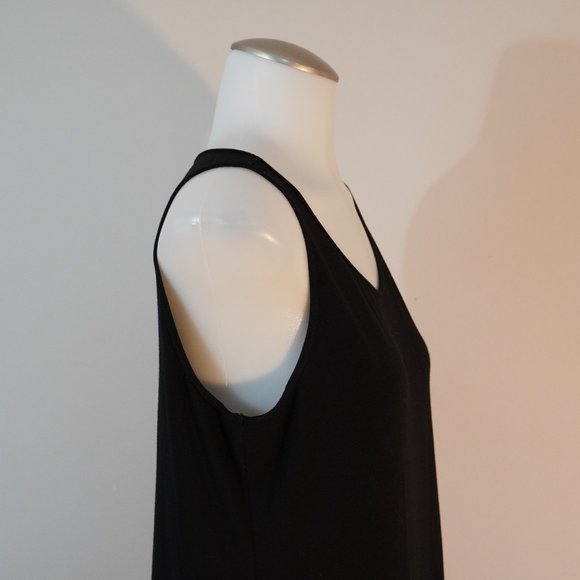 Eileen Fisher Jersey Stretchy Scoop Neck Dress - Picture 6 of 6